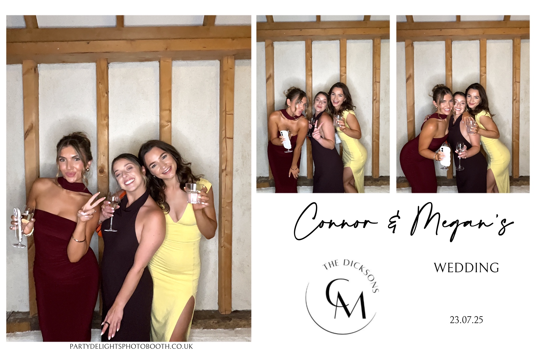 Connor and Megan's Wedding | View more photos from the event at gallery.partydelightsphotobooth.co.uk/u/PartyDelightsPhotoBooth/Connor-and-Megans-Wedding