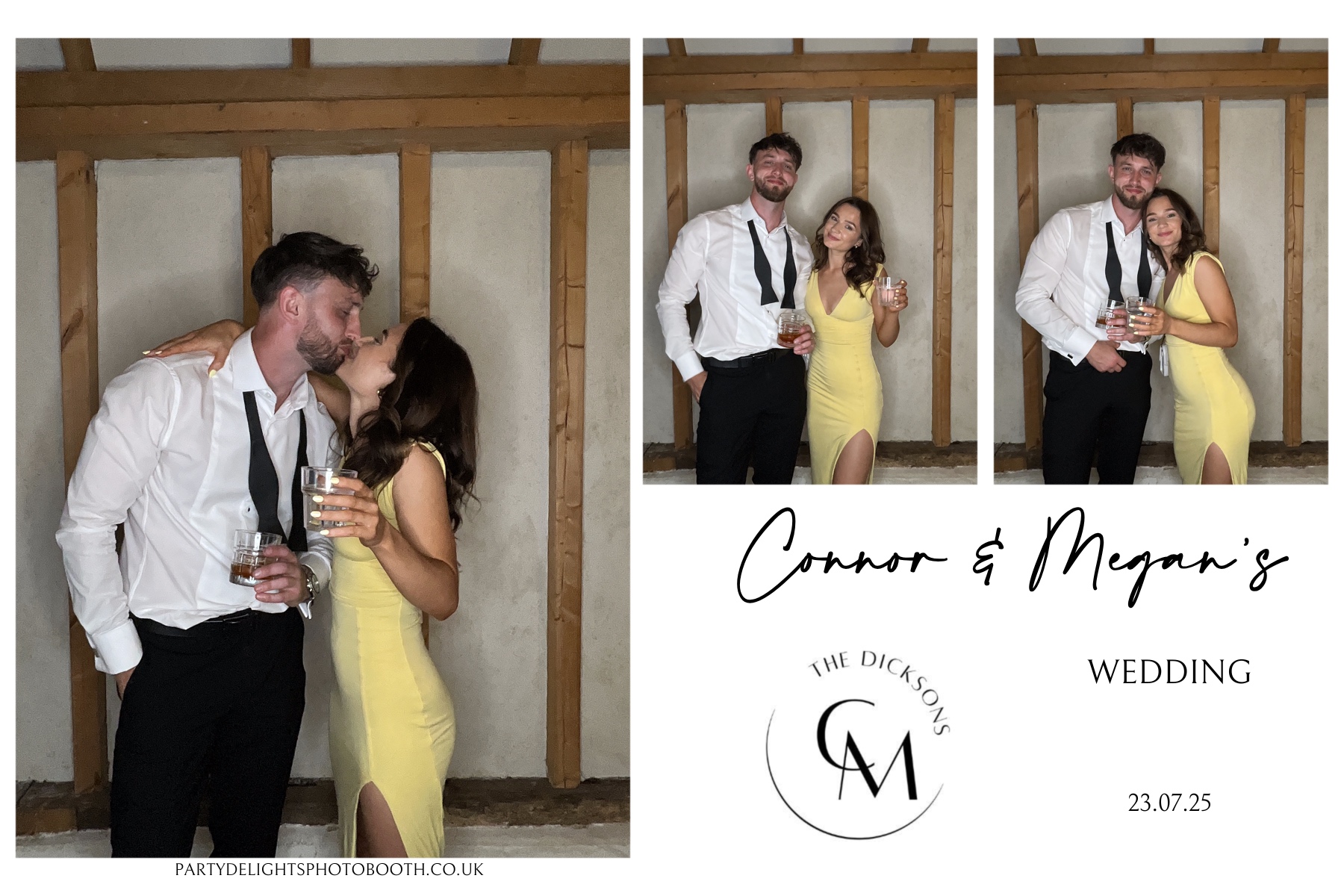 Connor and Megan's Wedding | View more photos from the event at gallery.partydelightsphotobooth.co.uk/u/PartyDelightsPhotoBooth/Connor-and-Megans-Wedding