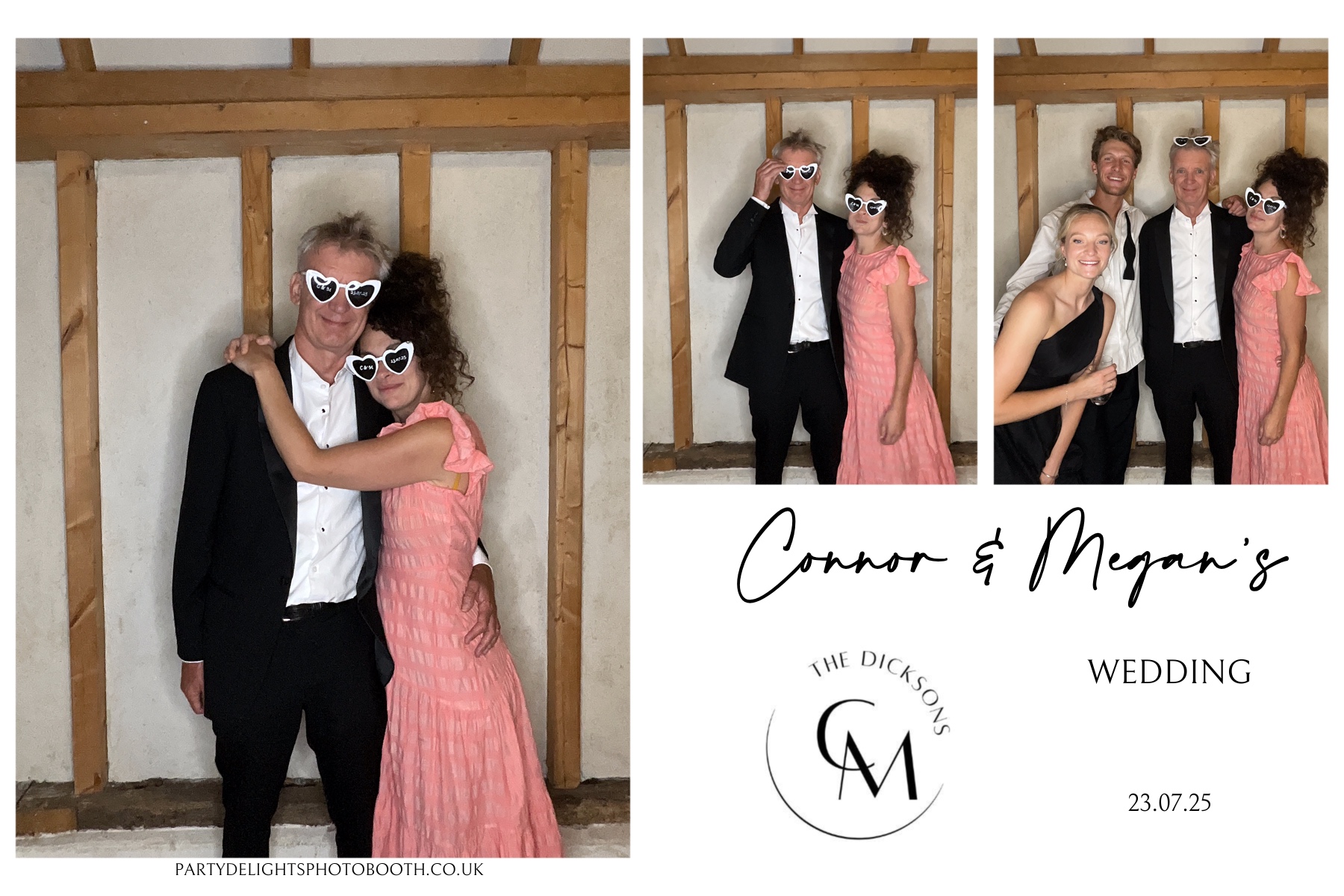 Connor and Megan's Wedding | View more photos from the event at gallery.partydelightsphotobooth.co.uk/u/PartyDelightsPhotoBooth/Connor-and-Megans-Wedding
