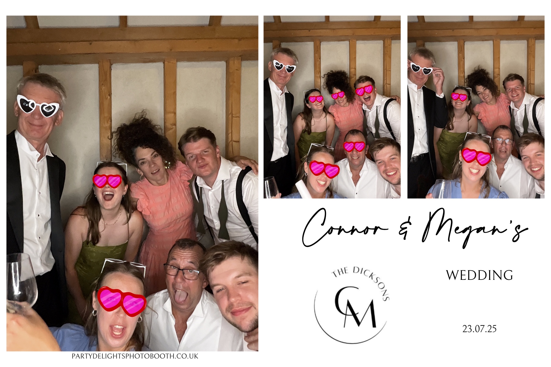 Connor and Megan's Wedding | View more photos from the event at gallery.partydelightsphotobooth.co.uk/u/PartyDelightsPhotoBooth/Connor-and-Megans-Wedding