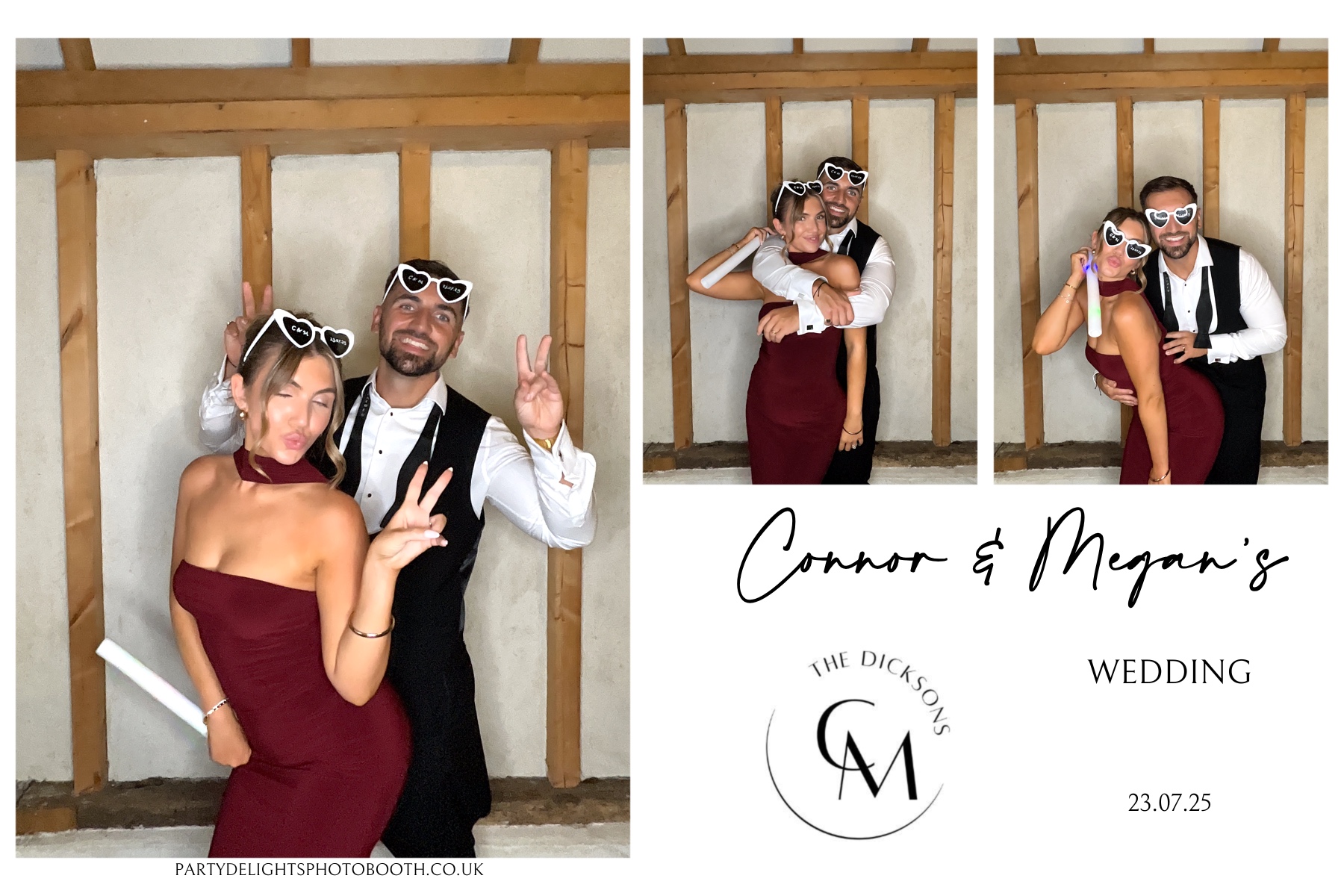Connor and Megan's Wedding | View more photos from the event at gallery.partydelightsphotobooth.co.uk/u/PartyDelightsPhotoBooth/Connor-and-Megans-Wedding