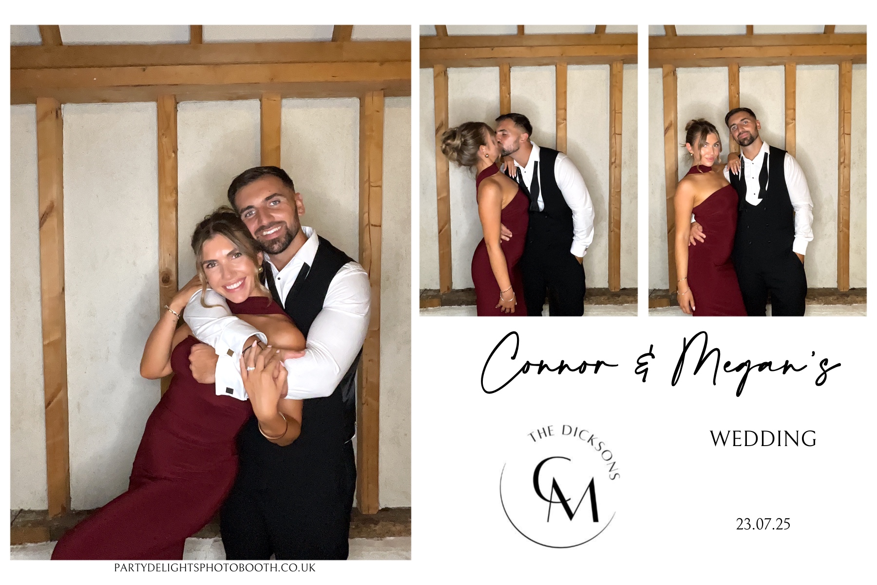 Connor and Megan's Wedding | View more photos from the event at gallery.partydelightsphotobooth.co.uk/u/PartyDelightsPhotoBooth/Connor-and-Megans-Wedding