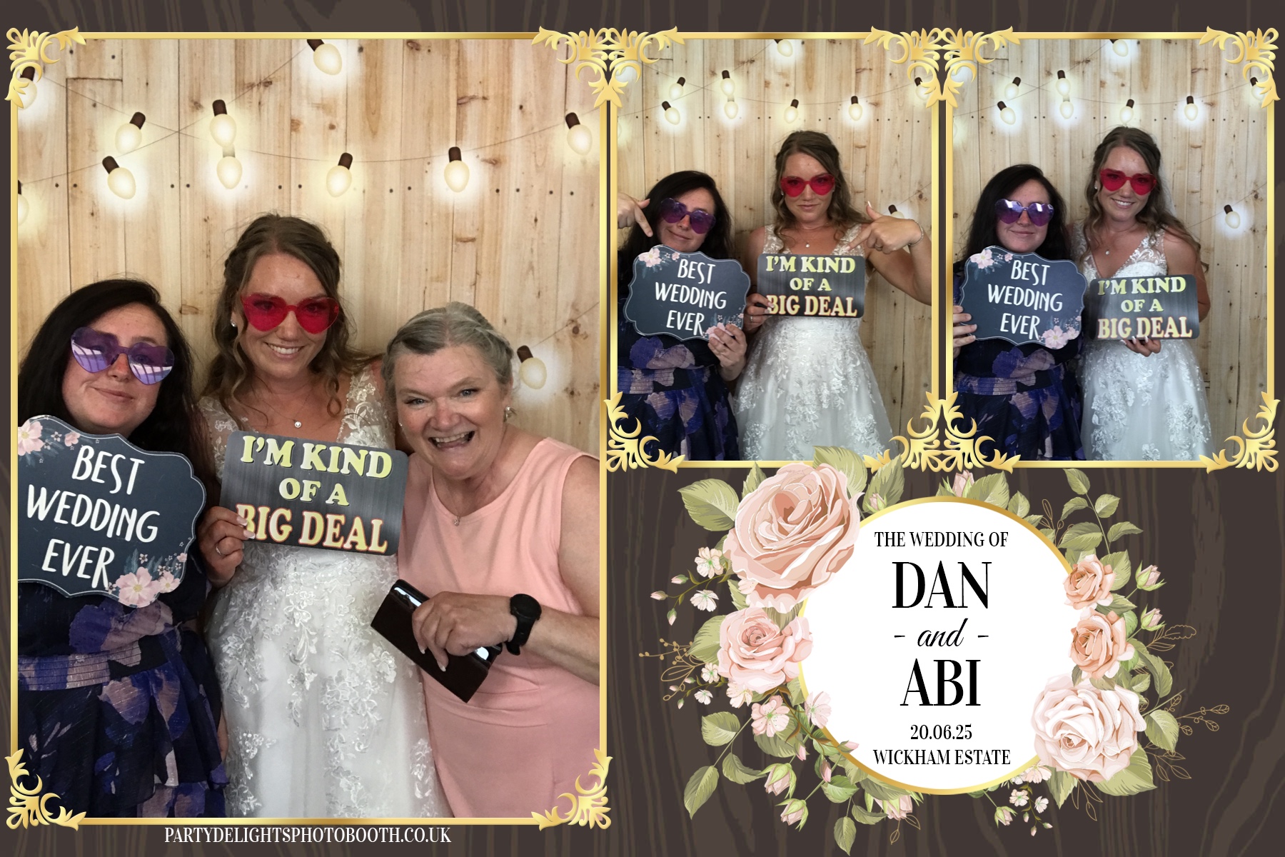 Dan and Abi's Wedding | View more photos from the event at gallery.partydelightsphotobooth.co.uk/u/PartyDelightsPhotoBooth/Dan-and-Abis-Wedding
