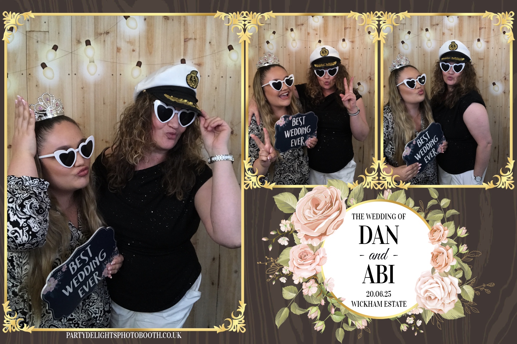 Dan and Abi's Wedding | View more photos from the event at gallery.partydelightsphotobooth.co.uk/u/PartyDelightsPhotoBooth/Dan-and-Abis-Wedding