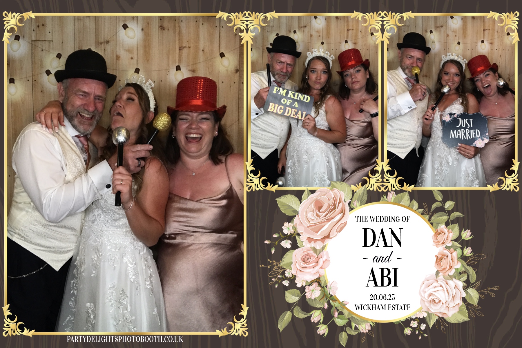 Dan and Abi's Wedding | View more photos from the event at gallery.partydelightsphotobooth.co.uk/u/PartyDelightsPhotoBooth/Dan-and-Abis-Wedding