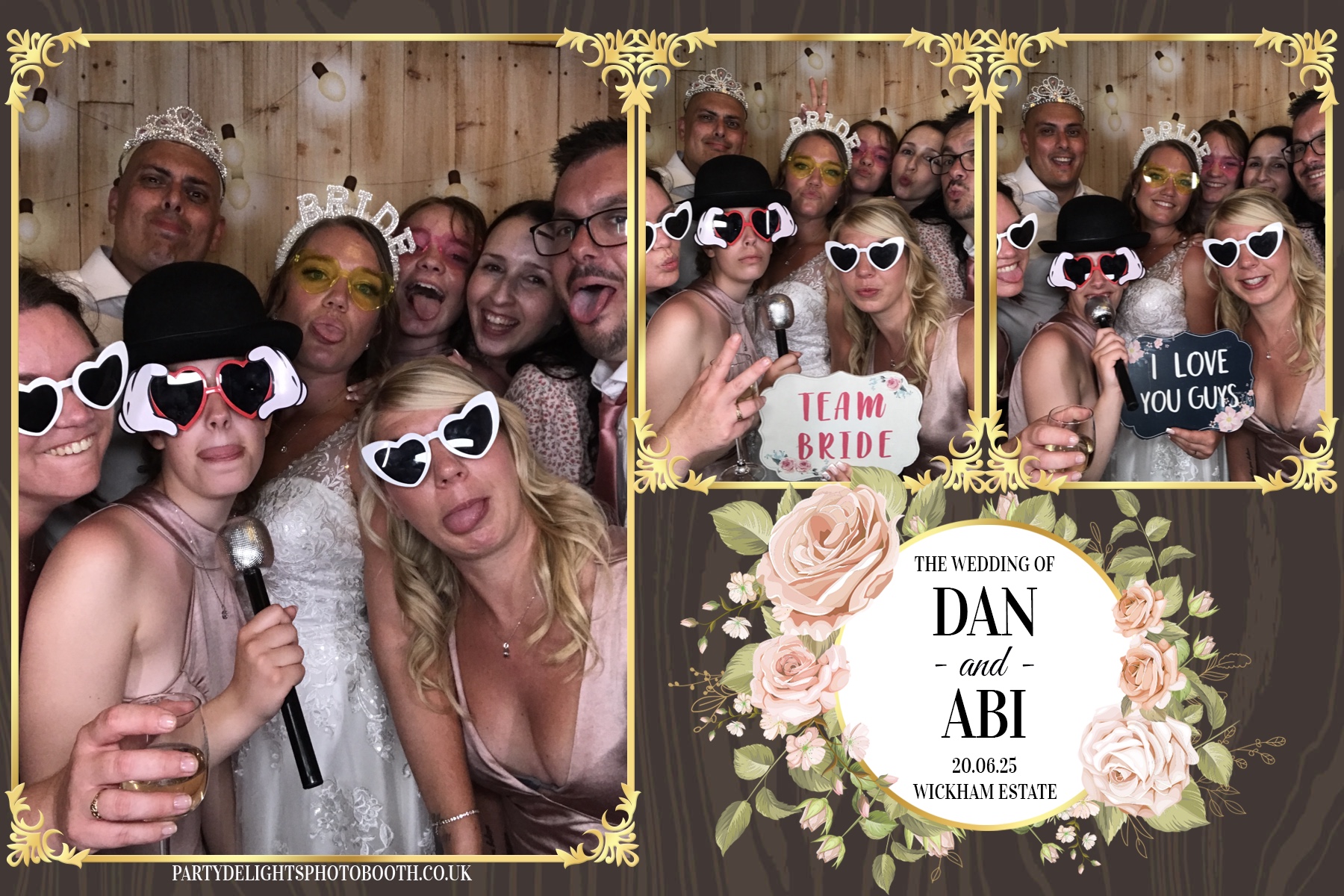 Dan and Abi's Wedding | View more photos from the event at gallery.partydelightsphotobooth.co.uk/u/PartyDelightsPhotoBooth/Dan-and-Abis-Wedding