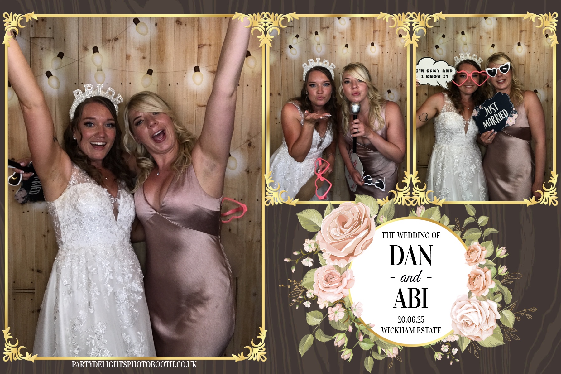 Dan and Abi's Wedding | View more photos from the event at gallery.partydelightsphotobooth.co.uk/u/PartyDelightsPhotoBooth/Dan-and-Abis-Wedding