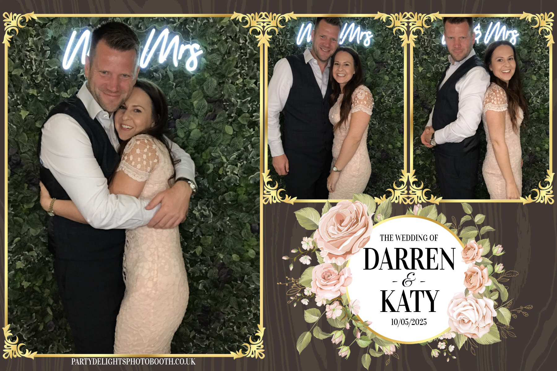 Darren & Katy Wedding | View more photos from the event at gallery.partydelightsphotobooth.co.uk/u/PartyDelightsPhotoBooth/Darren-Katy-Wedding