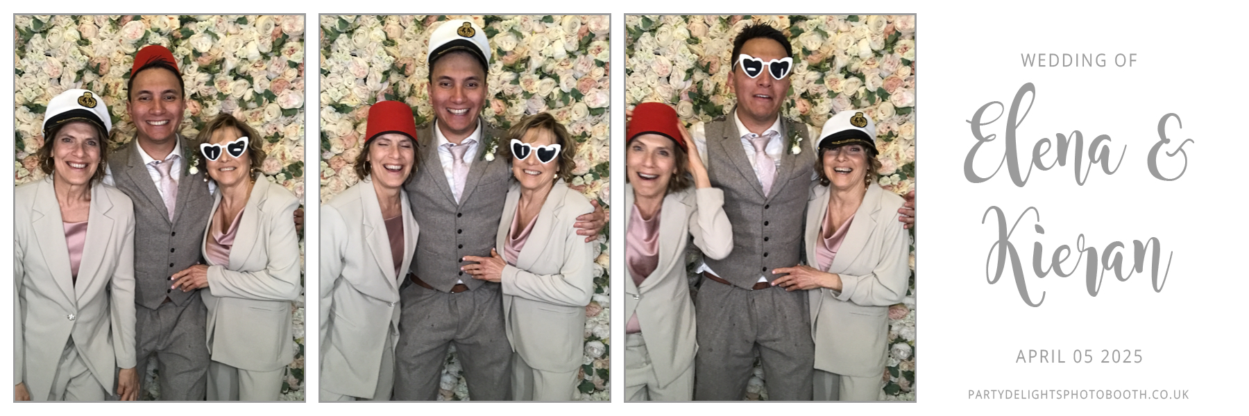 Elena & Kieran's Wedding | View more photos from the event at gallery.partydelightsphotobooth.co.uk/u/PartyDelightsPhotoBooth/Elena-Kierans-Wedding