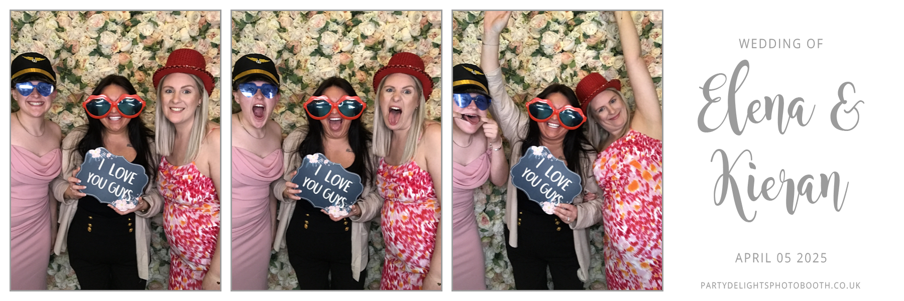 Elena & Kieran's Wedding | View more photos from the event at gallery.partydelightsphotobooth.co.uk/u/PartyDelightsPhotoBooth/Elena-Kierans-Wedding