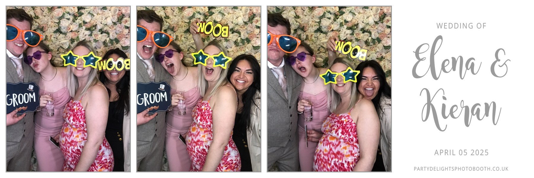 Elena & Kieran's Wedding | View more photos from the event at gallery.partydelightsphotobooth.co.uk/u/PartyDelightsPhotoBooth/Elena-Kierans-Wedding