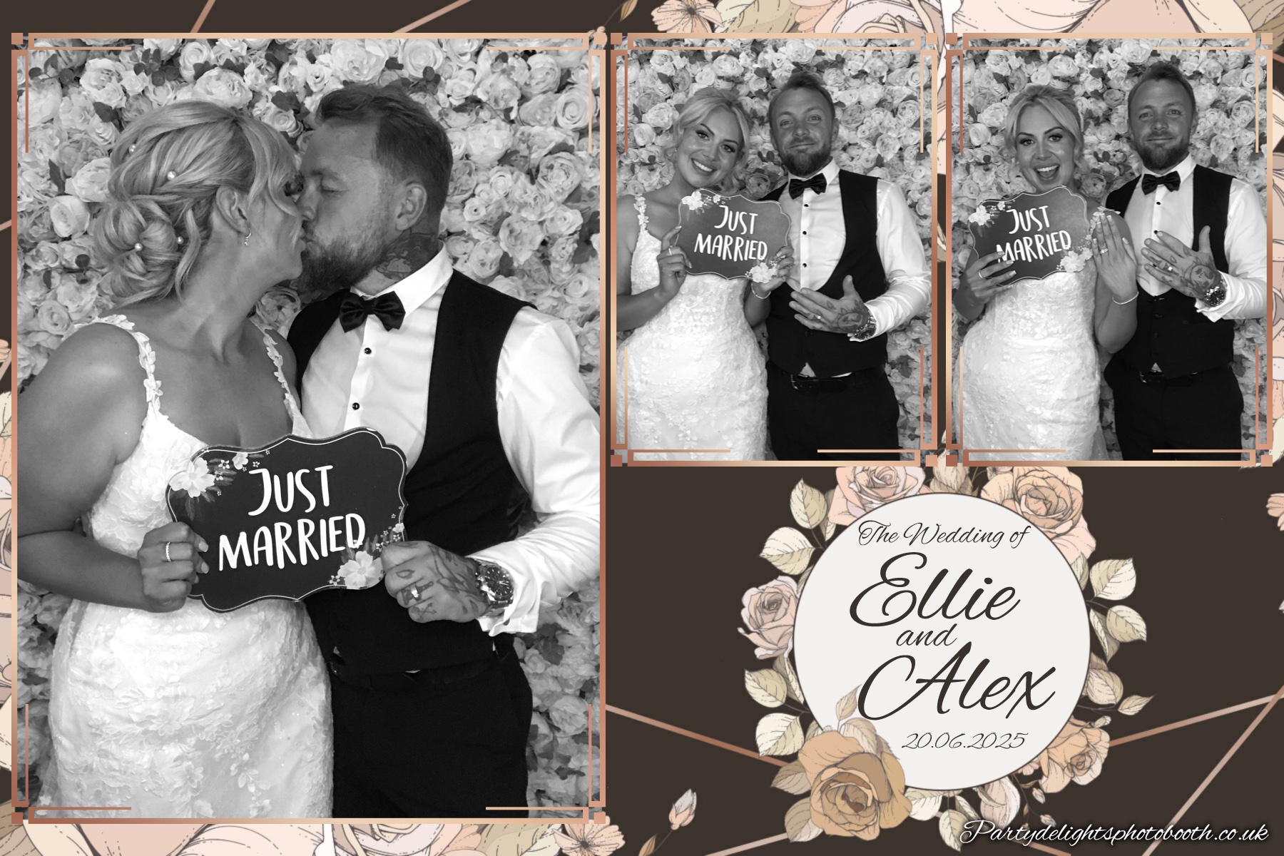 Ellie and Alex's Wedding | View more photos from the event at gallery.partydelightsphotobooth.co.uk/u/PartyDelightsPhotoBooth/Ellie-and-Alexs-Wedding