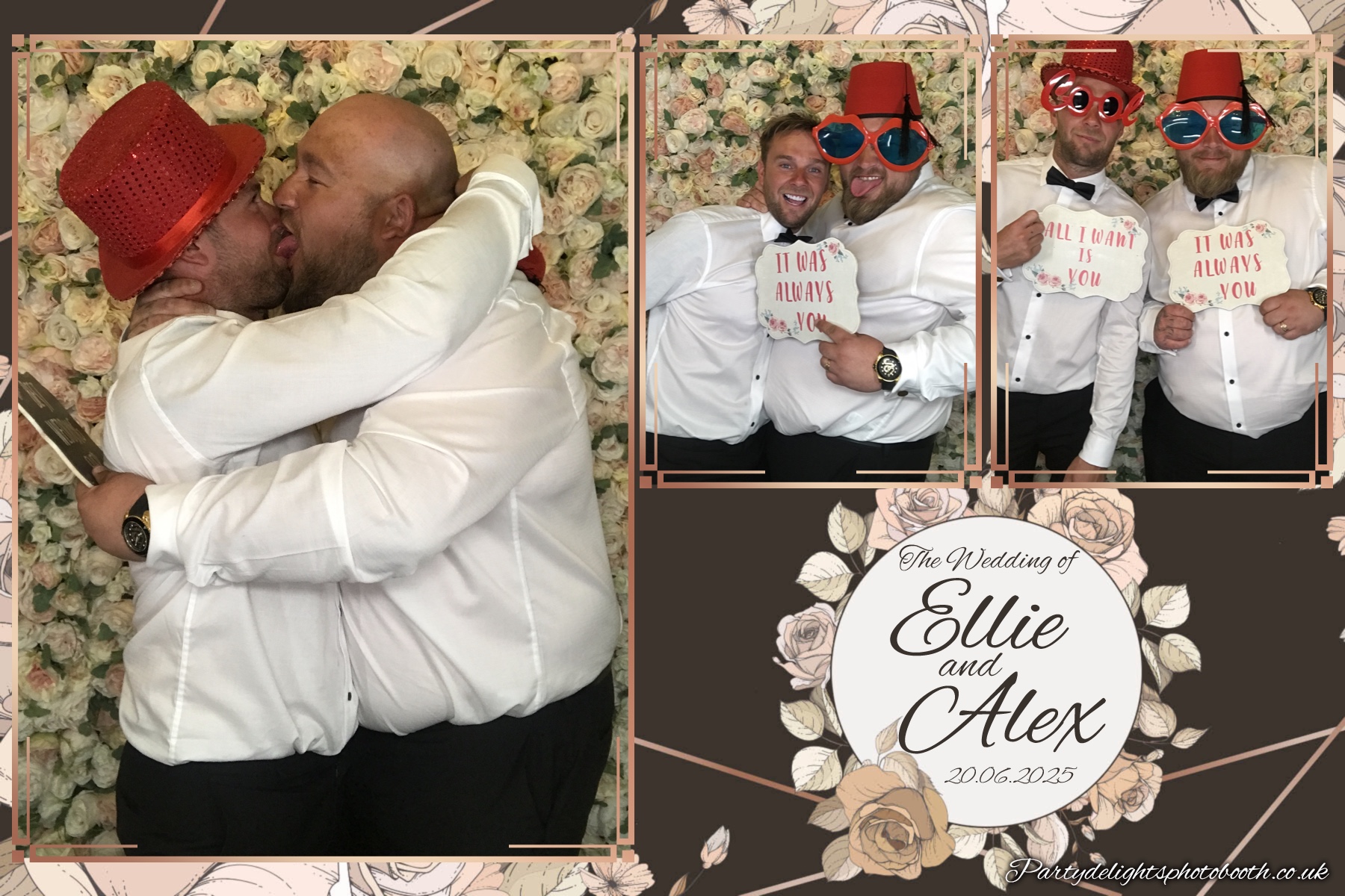Ellie and Alex's Wedding | View more photos from the event at gallery.partydelightsphotobooth.co.uk/u/PartyDelightsPhotoBooth/Ellie-and-Alexs-Wedding