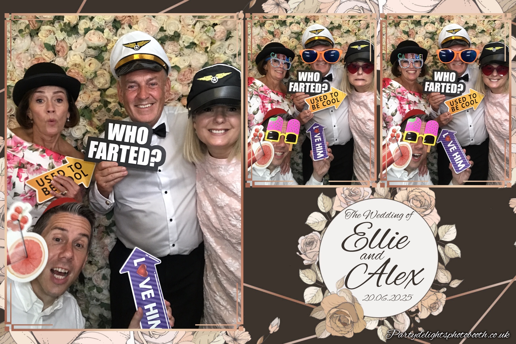 Ellie and Alex's Wedding | View more photos from the event at gallery.partydelightsphotobooth.co.uk/u/PartyDelightsPhotoBooth/Ellie-and-Alexs-Wedding
