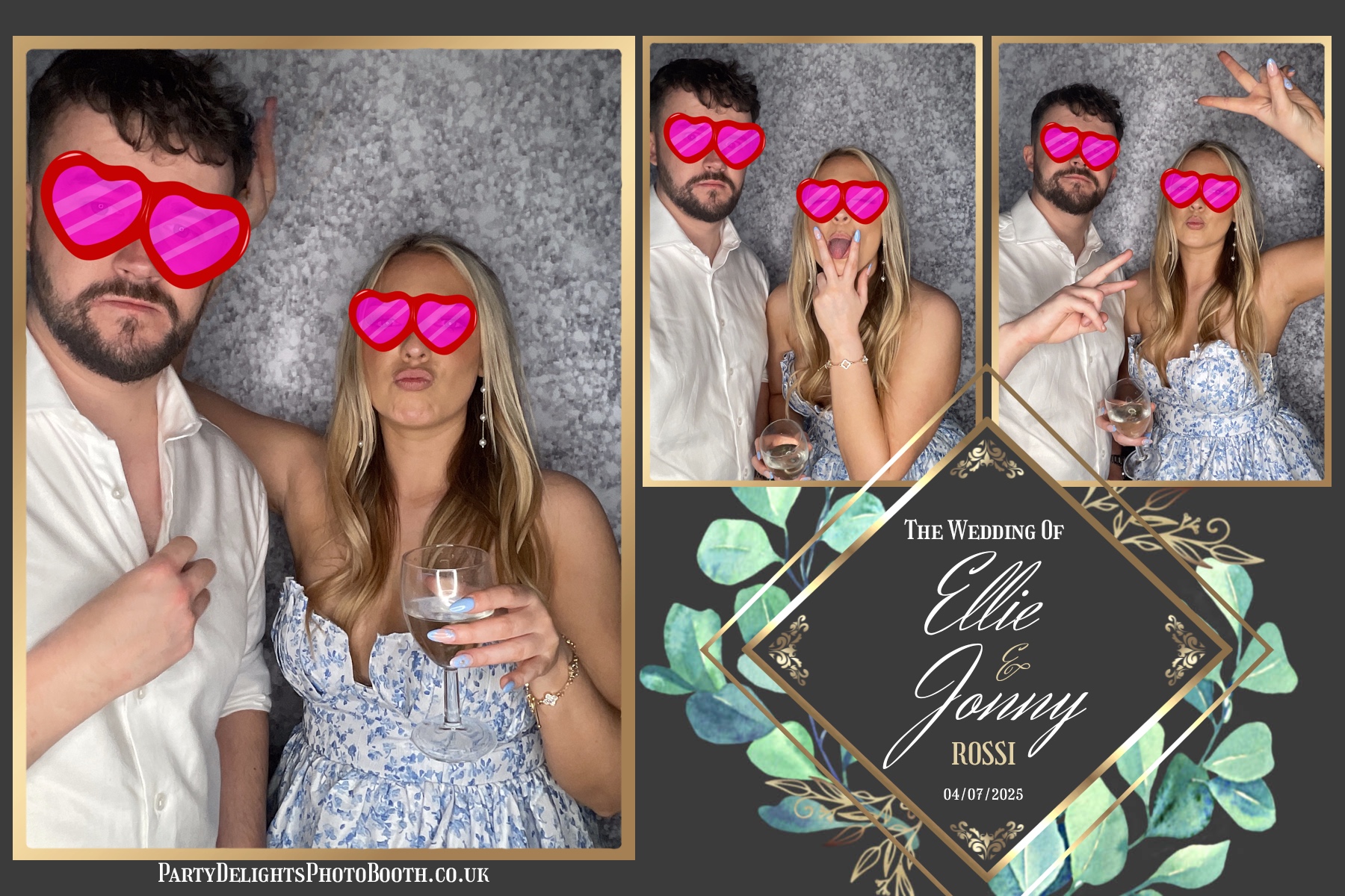 Ellie and Jonny's wedding | View more photos from the event at gallery.partydelightsphotobooth.co.uk/u/PartyDelightsPhotoBooth/Ellie-and-Jonnys-wedding