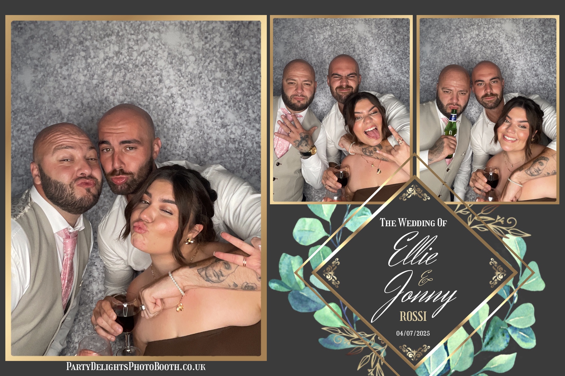 Ellie and Jonny's wedding | View more photos from the event at gallery.partydelightsphotobooth.co.uk/u/PartyDelightsPhotoBooth/Ellie-and-Jonnys-wedding
