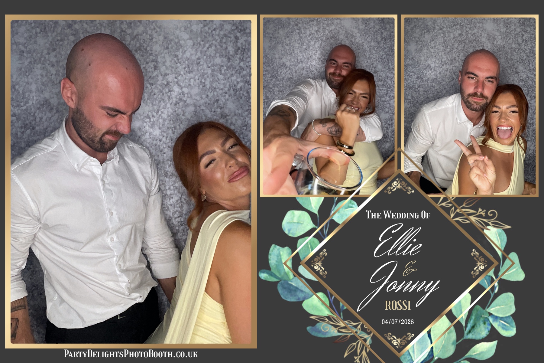 Ellie and Jonny's wedding | View more photos from the event at gallery.partydelightsphotobooth.co.uk/u/PartyDelightsPhotoBooth/Ellie-and-Jonnys-wedding
