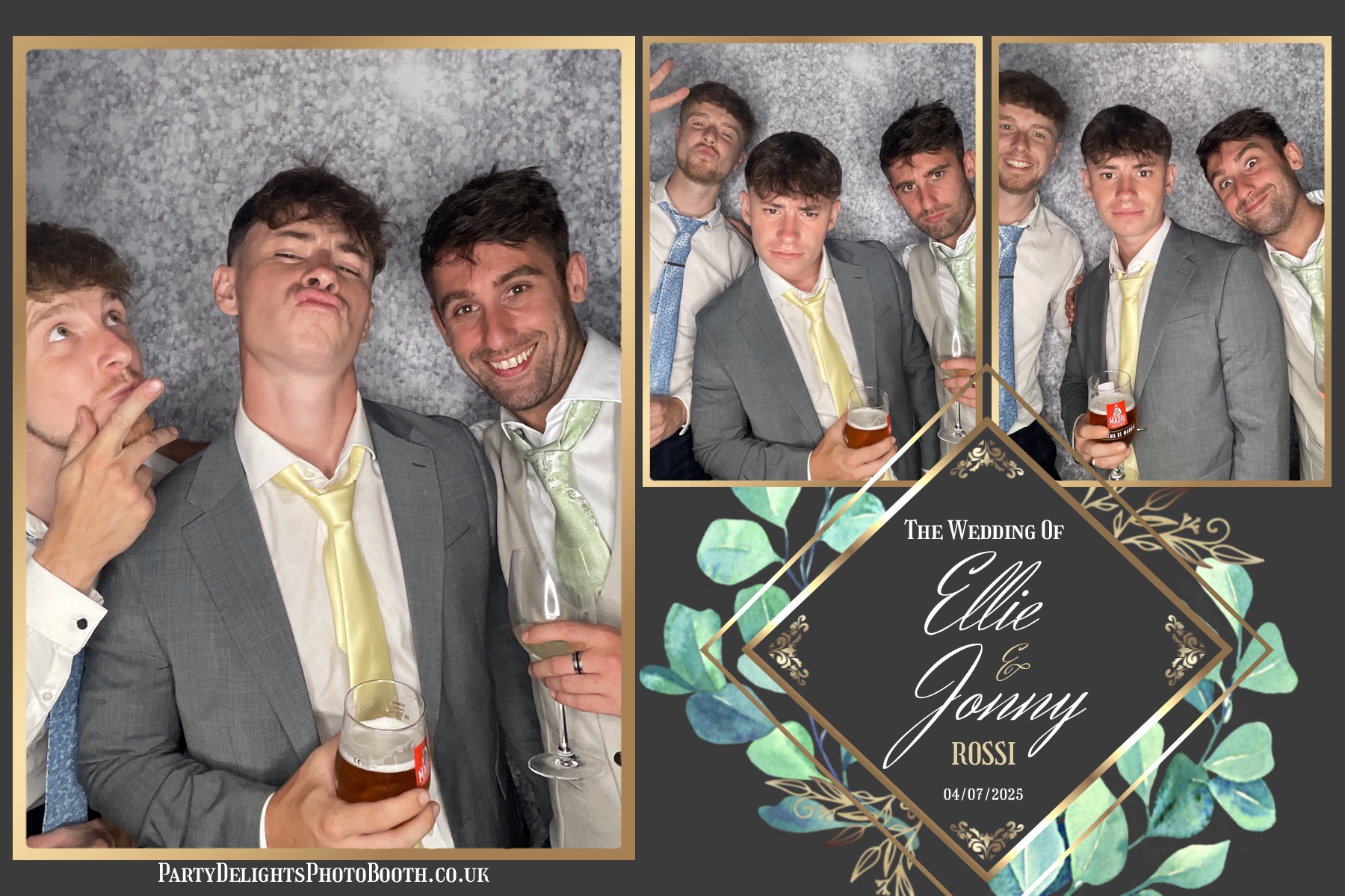 Ellie and Jonny's wedding | View more photos from the event at gallery.partydelightsphotobooth.co.uk/u/PartyDelightsPhotoBooth/Ellie-and-Jonnys-wedding