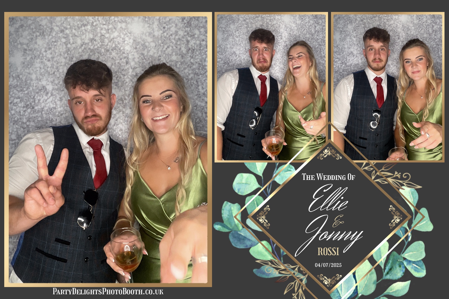 Ellie and Jonny's wedding | View more photos from the event at gallery.partydelightsphotobooth.co.uk/u/PartyDelightsPhotoBooth/Ellie-and-Jonnys-wedding