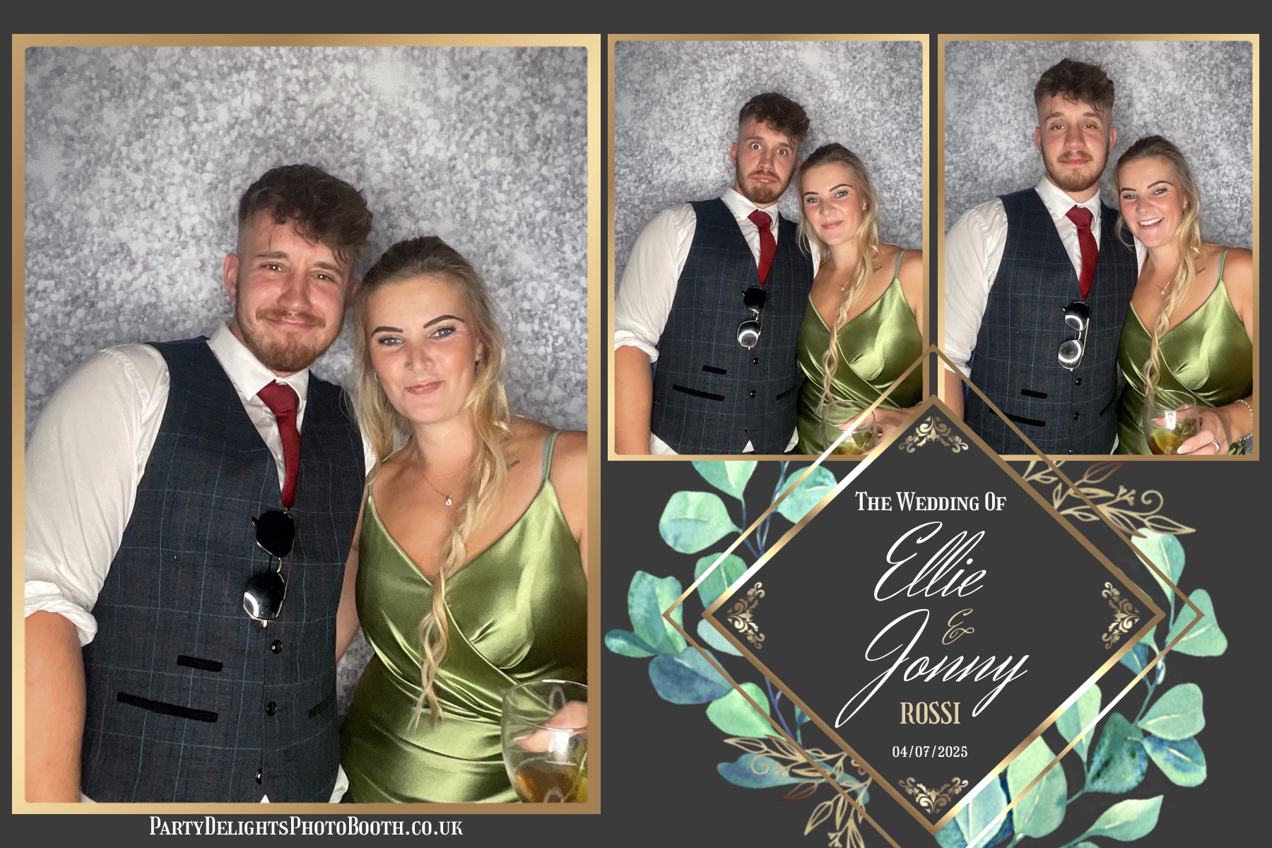 Ellie and Jonny's wedding | View more photos from the event at gallery.partydelightsphotobooth.co.uk/u/PartyDelightsPhotoBooth/Ellie-and-Jonnys-wedding