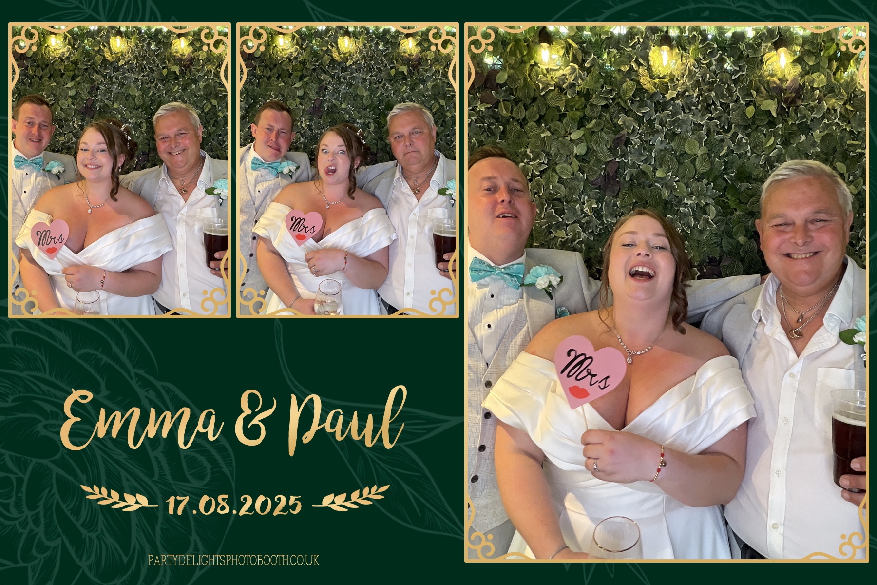Emma & Paul's Wedding | View more photos from the event at gallery.partydelightsphotobooth.co.uk/u/PartyDelightsPhotoBooth/Emma-Pauls-Wedding