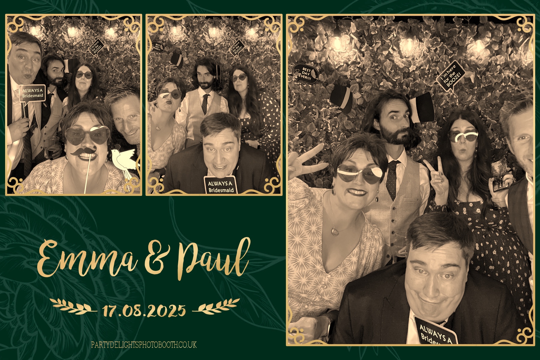 Emma & Paul's Wedding | View more photos from the event at gallery.partydelightsphotobooth.co.uk/u/PartyDelightsPhotoBooth/Emma-Pauls-Wedding