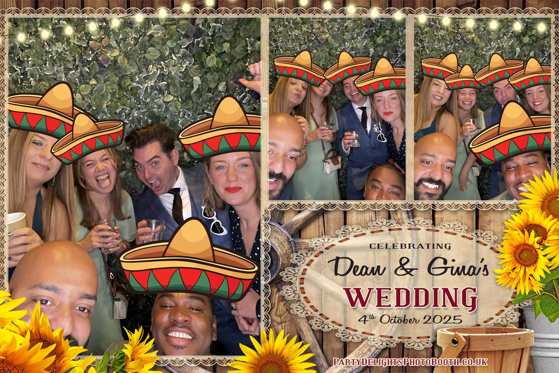 Gina and Dean's Wedding | View more photos from the event at gallery.partydelightsphotobooth.co.uk/u/PartyDelightsPhotoBooth/Gina-and-Deans-Wedding