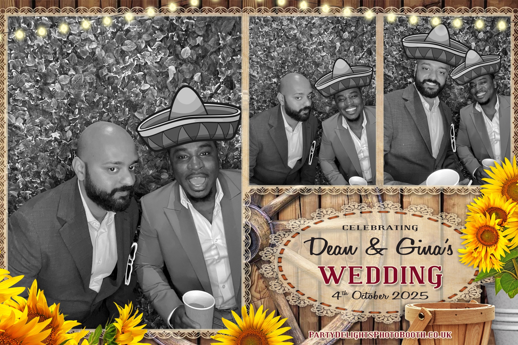 Gina and Dean's Wedding | View more photos from the event at gallery.partydelightsphotobooth.co.uk/u/PartyDelightsPhotoBooth/Gina-and-Deans-Wedding