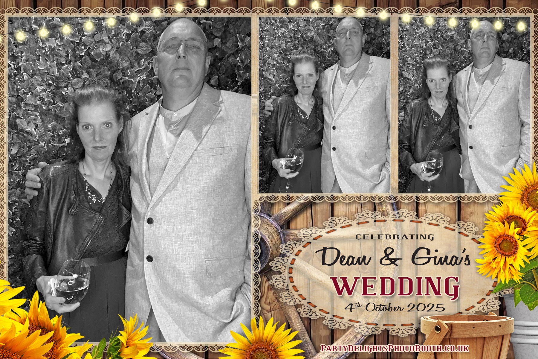 Gina and Dean's Wedding | View more photos from the event at gallery.partydelightsphotobooth.co.uk/u/PartyDelightsPhotoBooth/Gina-and-Deans-Wedding