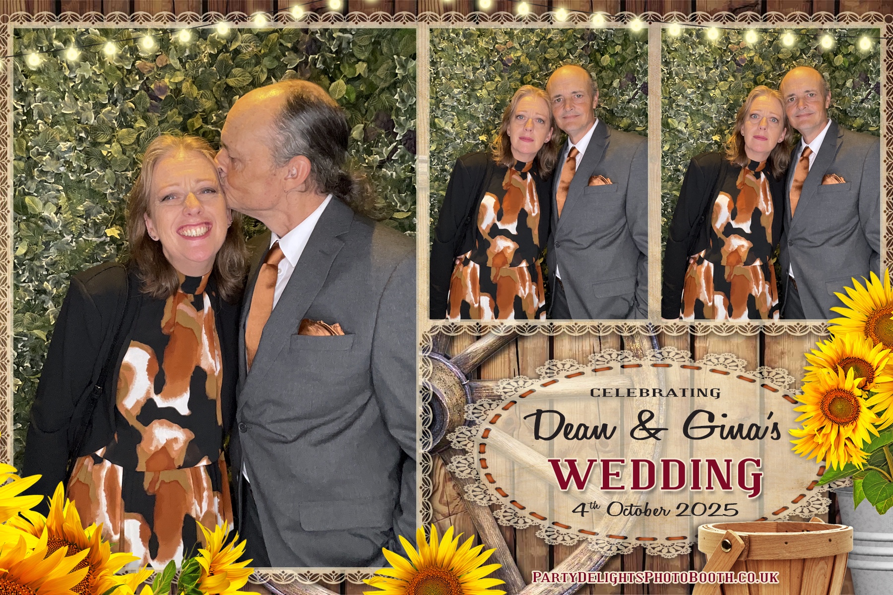 Gina and Dean's Wedding | View more photos from the event at gallery.partydelightsphotobooth.co.uk/u/PartyDelightsPhotoBooth/Gina-and-Deans-Wedding