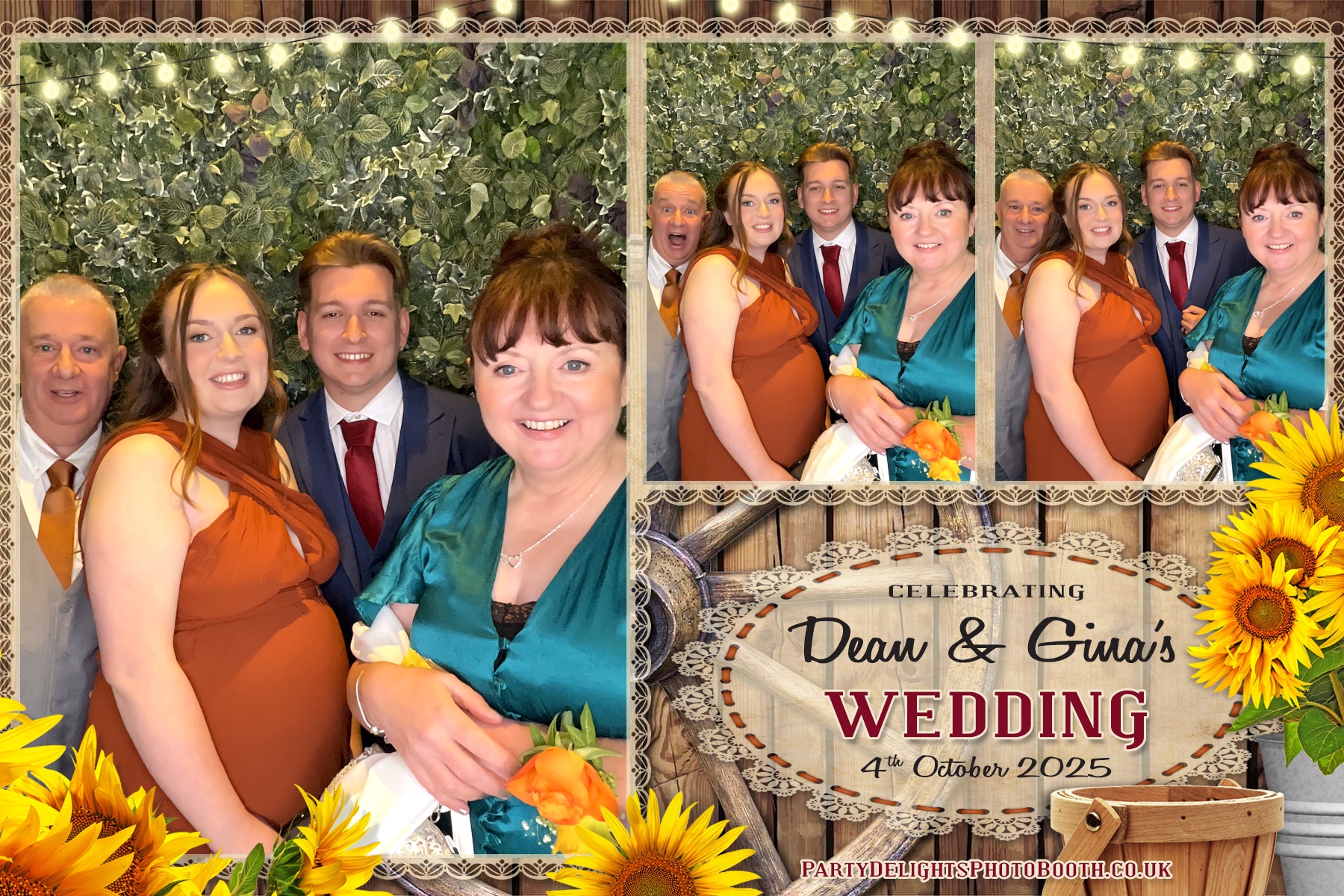 Gina and Dean's Wedding | View more photos from the event at gallery.partydelightsphotobooth.co.uk/u/PartyDelightsPhotoBooth/Gina-and-Deans-Wedding