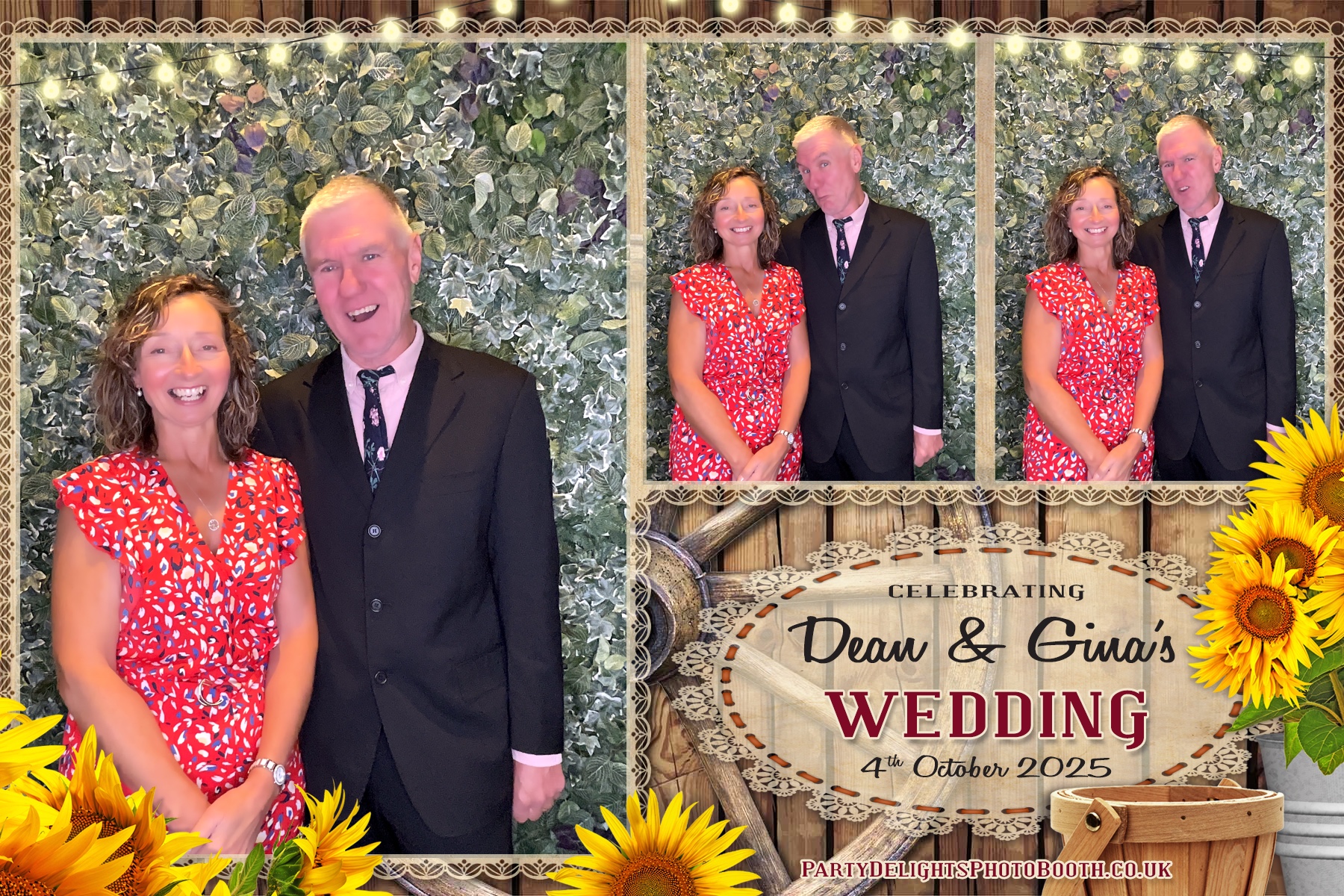 Gina and Dean's Wedding | View more photos from the event at gallery.partydelightsphotobooth.co.uk/u/PartyDelightsPhotoBooth/Gina-and-Deans-Wedding