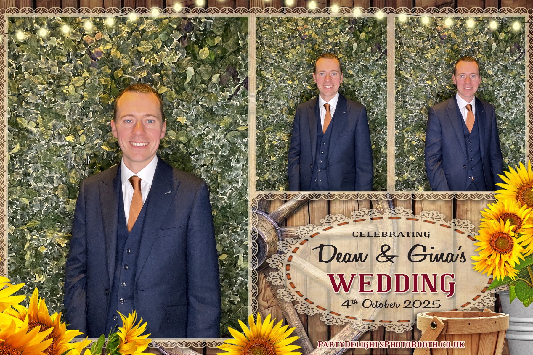 Gina and Dean's Wedding | View more photos from the event at gallery.partydelightsphotobooth.co.uk/u/PartyDelightsPhotoBooth/Gina-and-Deans-Wedding