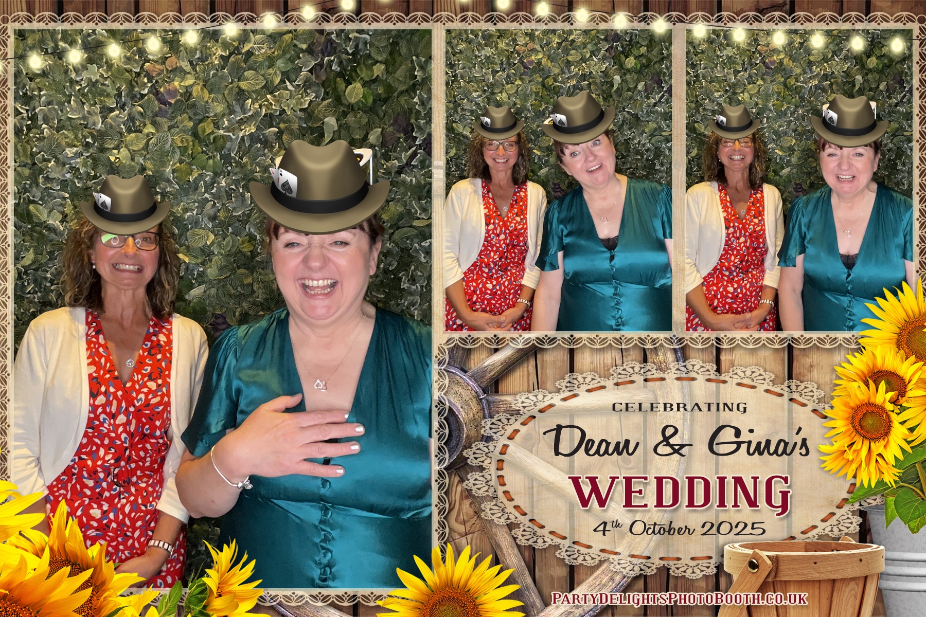 Gina and Dean's Wedding | View more photos from the event at gallery.partydelightsphotobooth.co.uk/u/PartyDelightsPhotoBooth/Gina-and-Deans-Wedding