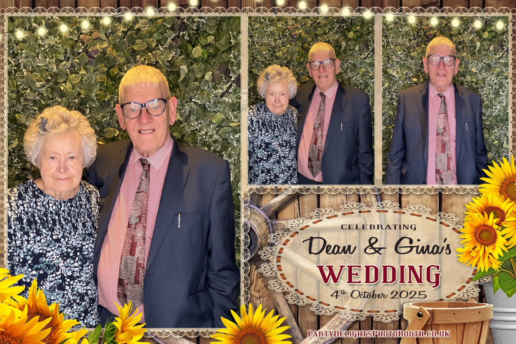 Gina and Dean's Wedding | View more photos from the event at gallery.partydelightsphotobooth.co.uk/u/PartyDelightsPhotoBooth/Gina-and-Deans-Wedding