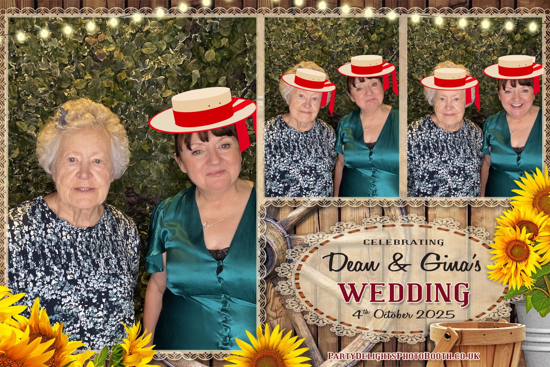 Gina and Dean's Wedding | View more photos from the event at gallery.partydelightsphotobooth.co.uk/u/PartyDelightsPhotoBooth/Gina-and-Deans-Wedding