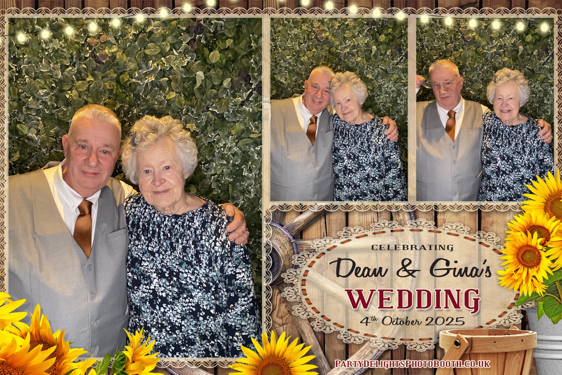 Gina and Dean's Wedding | View more photos from the event at gallery.partydelightsphotobooth.co.uk/u/PartyDelightsPhotoBooth/Gina-and-Deans-Wedding