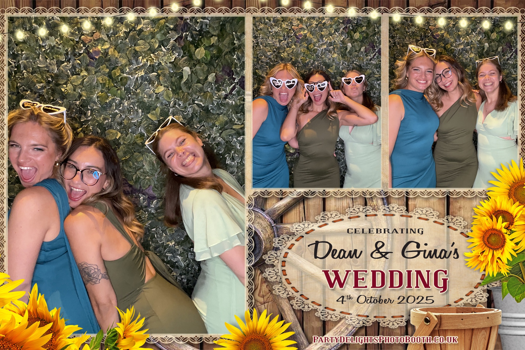 Gina and Dean's Wedding | View more photos from the event at gallery.partydelightsphotobooth.co.uk/u/PartyDelightsPhotoBooth/Gina-and-Deans-Wedding