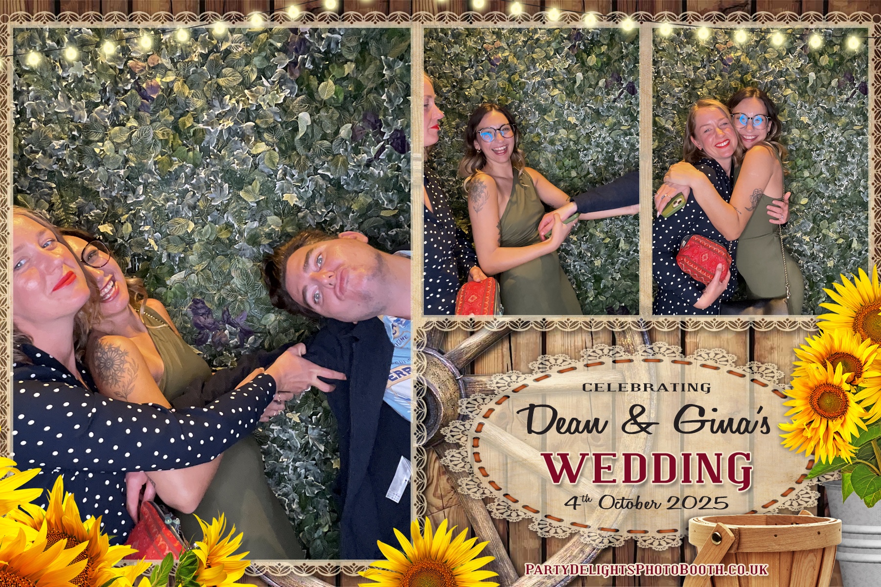 Gina and Dean's Wedding | View more photos from the event at gallery.partydelightsphotobooth.co.uk/u/PartyDelightsPhotoBooth/Gina-and-Deans-Wedding