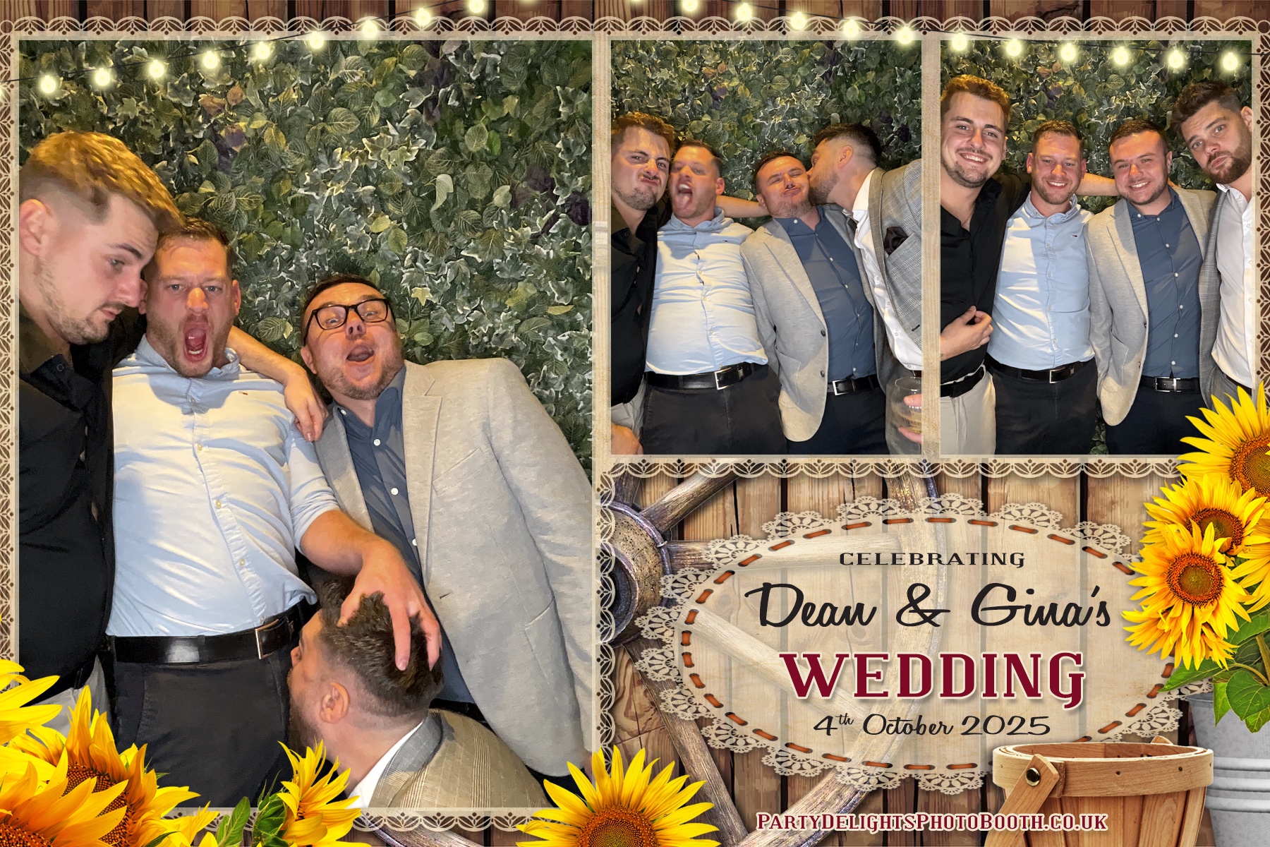 Gina and Dean's Wedding | View more photos from the event at gallery.partydelightsphotobooth.co.uk/u/PartyDelightsPhotoBooth/Gina-and-Deans-Wedding