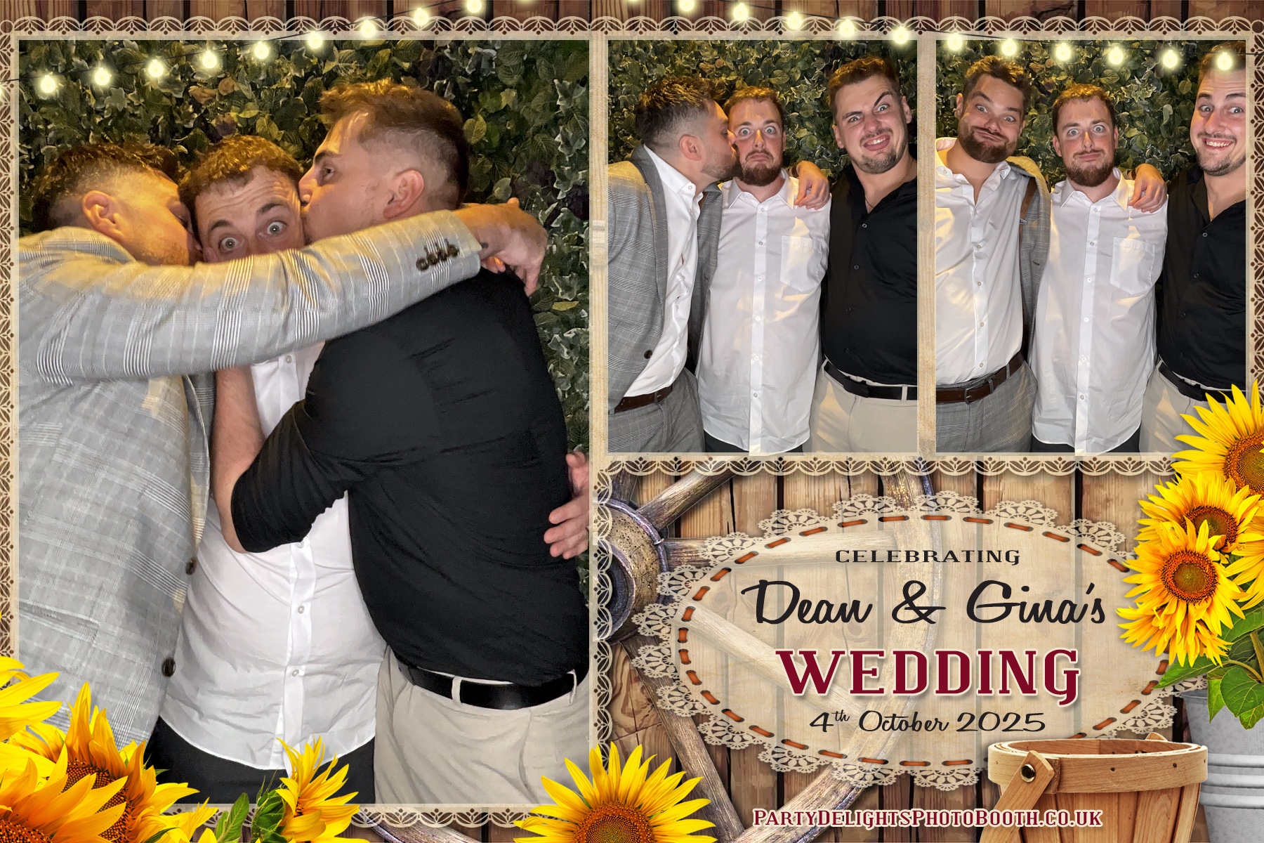 Gina and Dean's Wedding | View more photos from the event at gallery.partydelightsphotobooth.co.uk/u/PartyDelightsPhotoBooth/Gina-and-Deans-Wedding