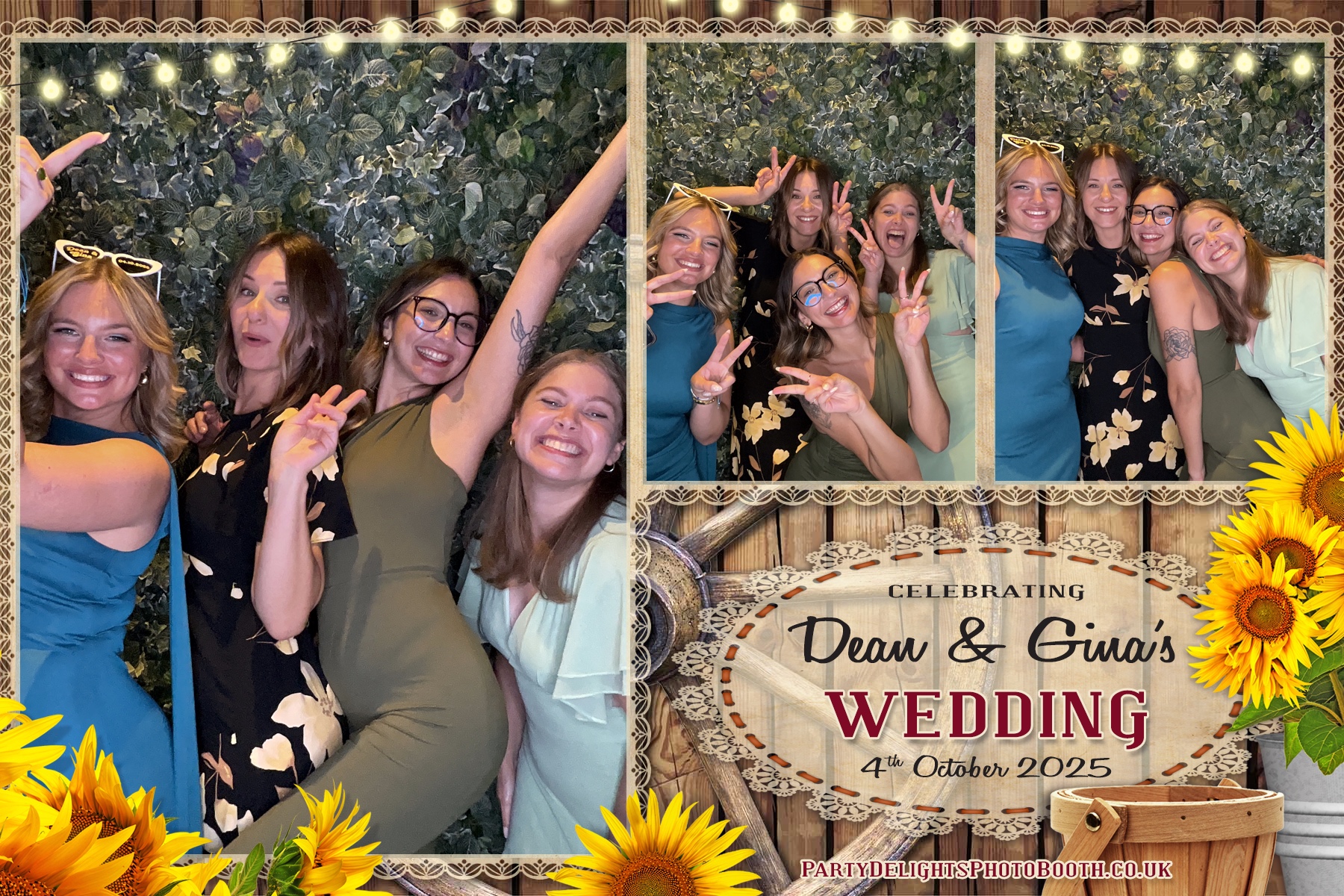 Gina and Dean's Wedding | View more photos from the event at gallery.partydelightsphotobooth.co.uk/u/PartyDelightsPhotoBooth/Gina-and-Deans-Wedding