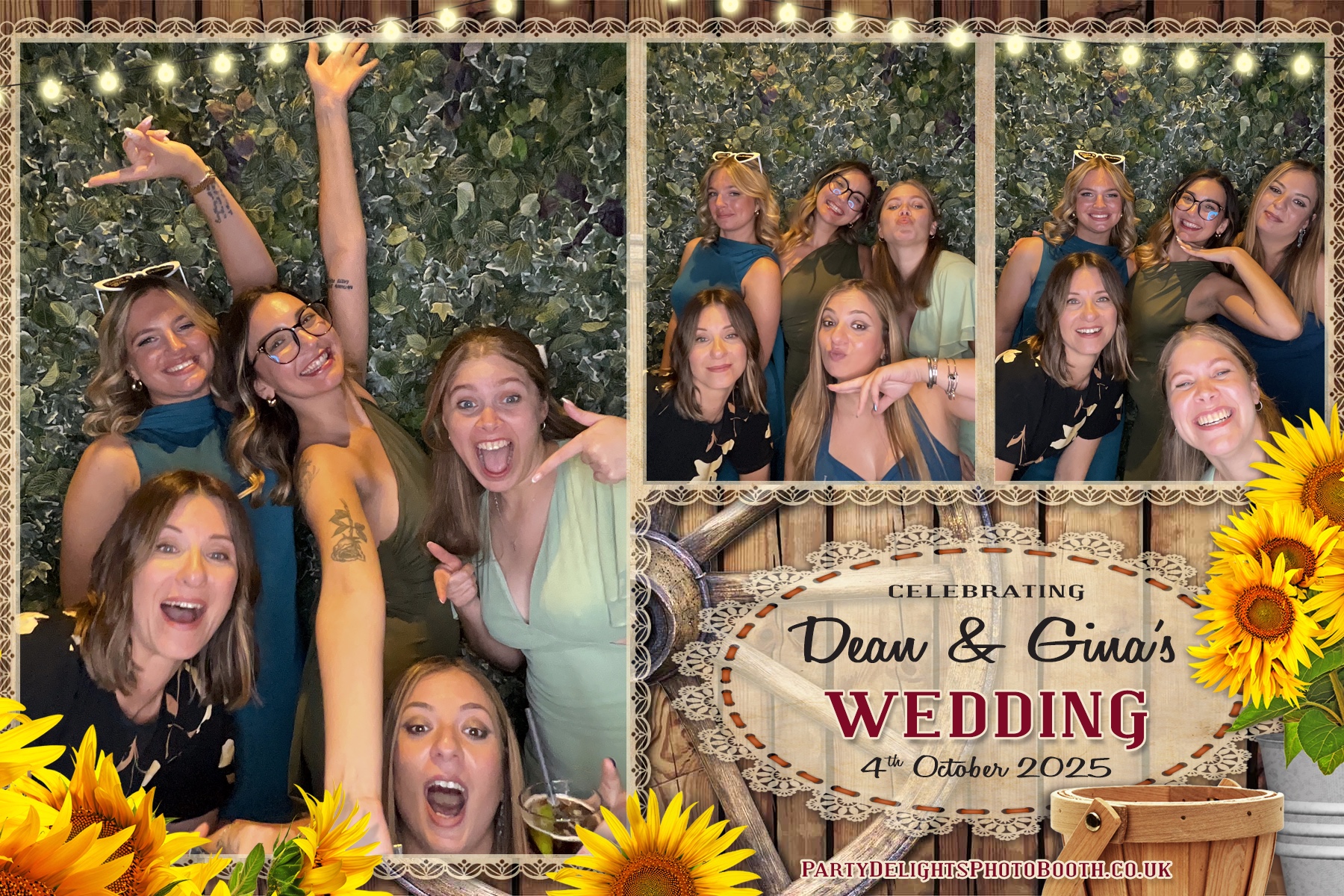 Gina and Dean's Wedding | View more photos from the event at gallery.partydelightsphotobooth.co.uk/u/PartyDelightsPhotoBooth/Gina-and-Deans-Wedding