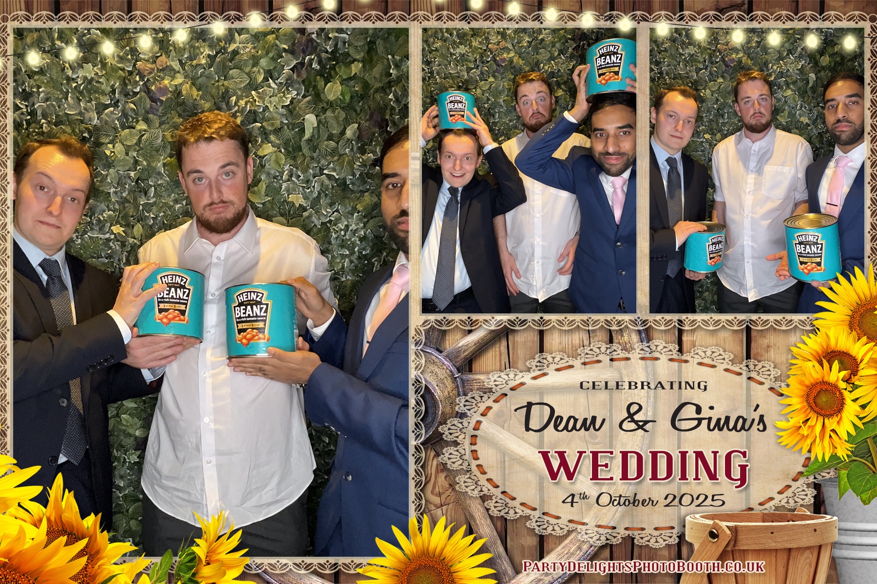 Gina and Dean's Wedding | View more photos from the event at gallery.partydelightsphotobooth.co.uk/u/PartyDelightsPhotoBooth/Gina-and-Deans-Wedding