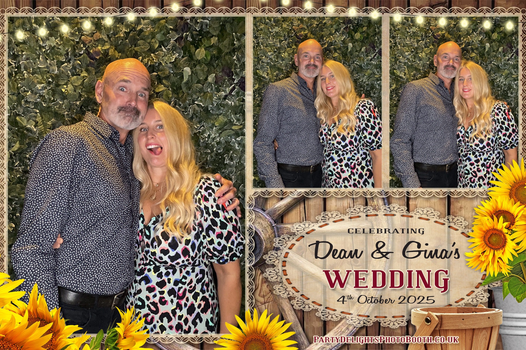 Gina and Dean's Wedding | View more photos from the event at gallery.partydelightsphotobooth.co.uk/u/PartyDelightsPhotoBooth/Gina-and-Deans-Wedding