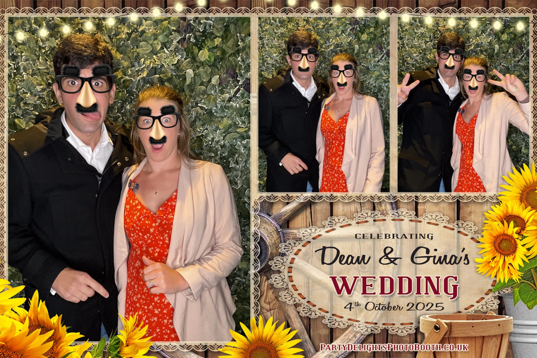 Gina and Dean's Wedding | View more photos from the event at gallery.partydelightsphotobooth.co.uk/u/PartyDelightsPhotoBooth/Gina-and-Deans-Wedding