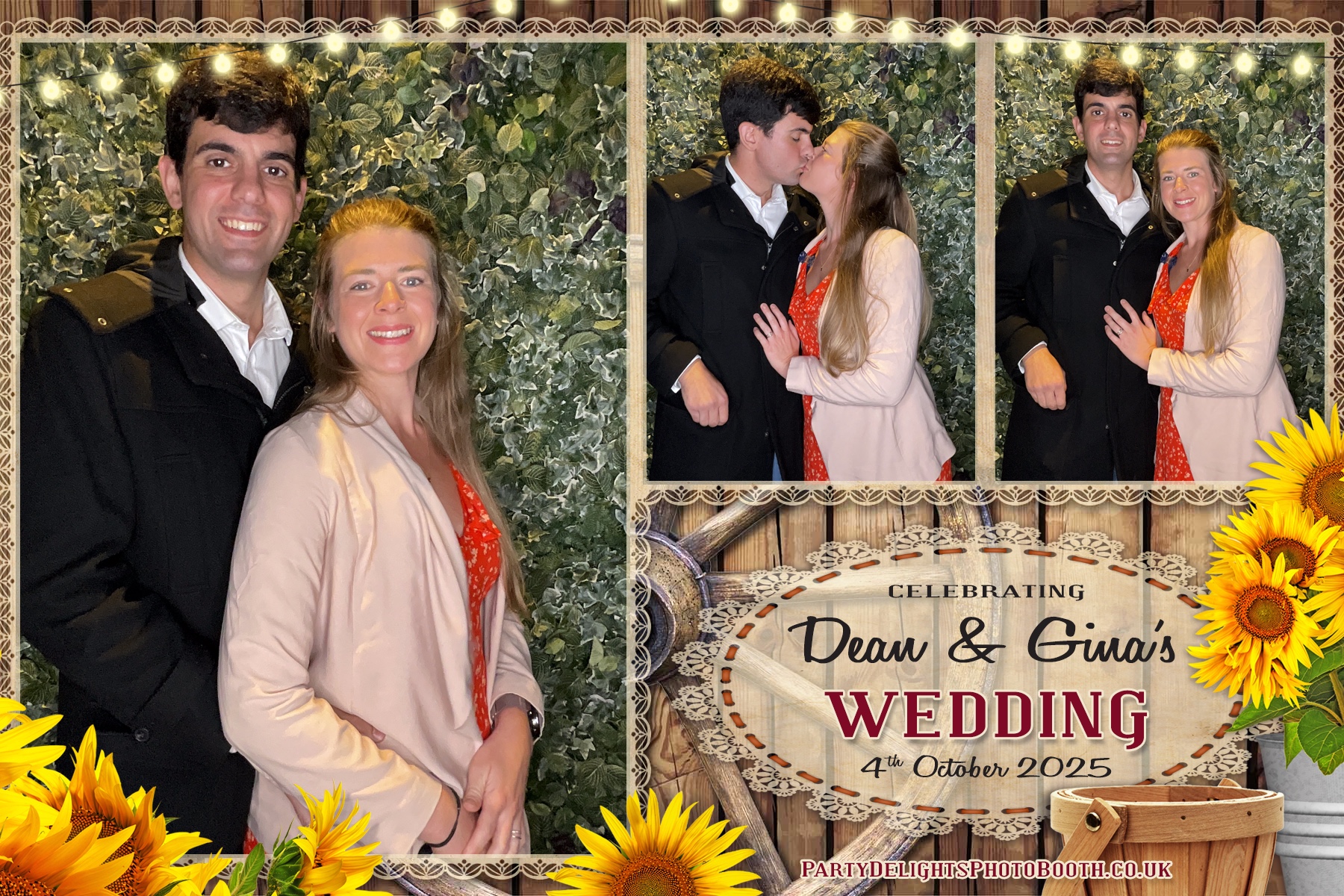 Gina and Dean's Wedding | View more photos from the event at gallery.partydelightsphotobooth.co.uk/u/PartyDelightsPhotoBooth/Gina-and-Deans-Wedding