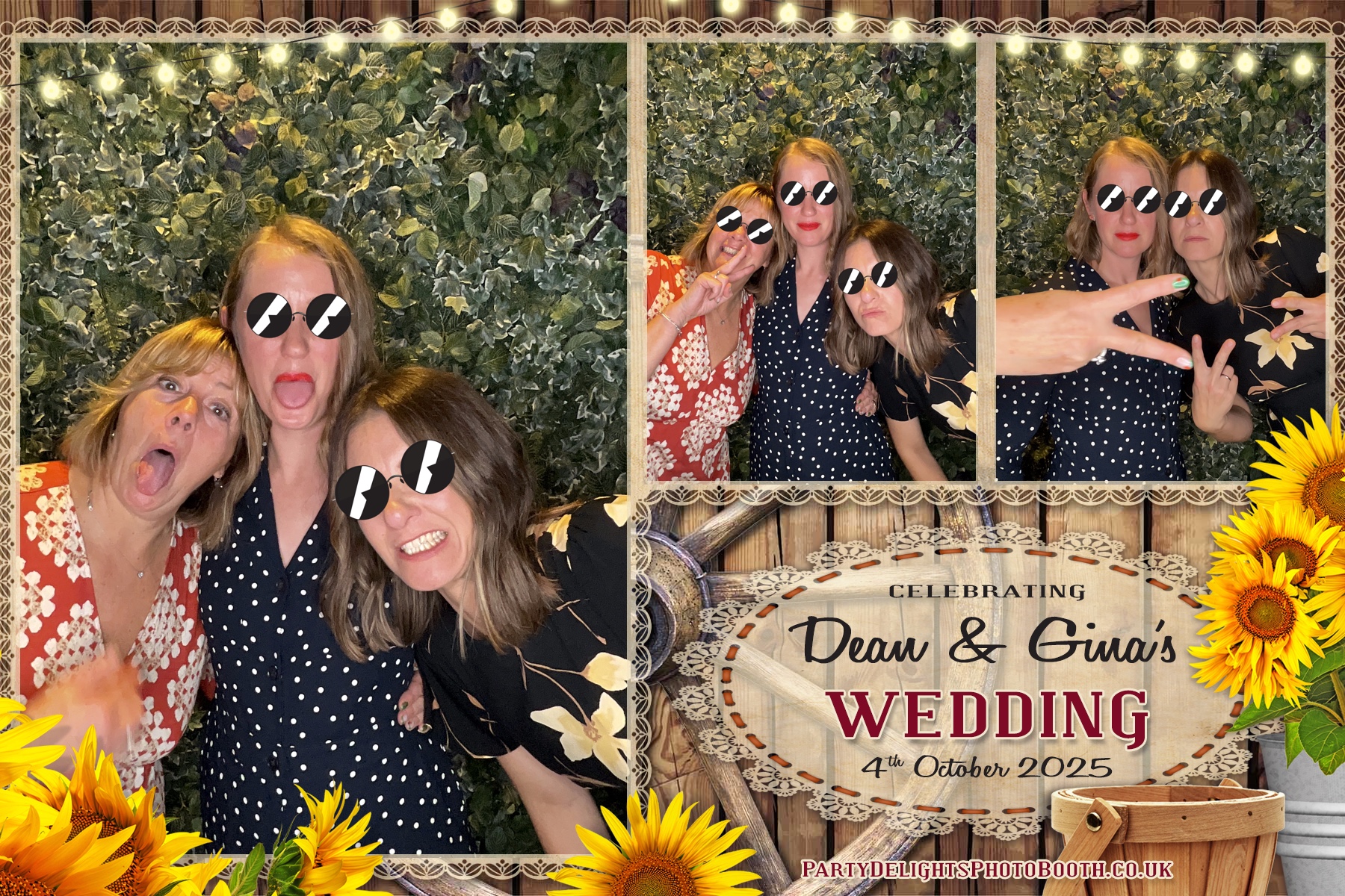 Gina and Dean's Wedding | View more photos from the event at gallery.partydelightsphotobooth.co.uk/u/PartyDelightsPhotoBooth/Gina-and-Deans-Wedding