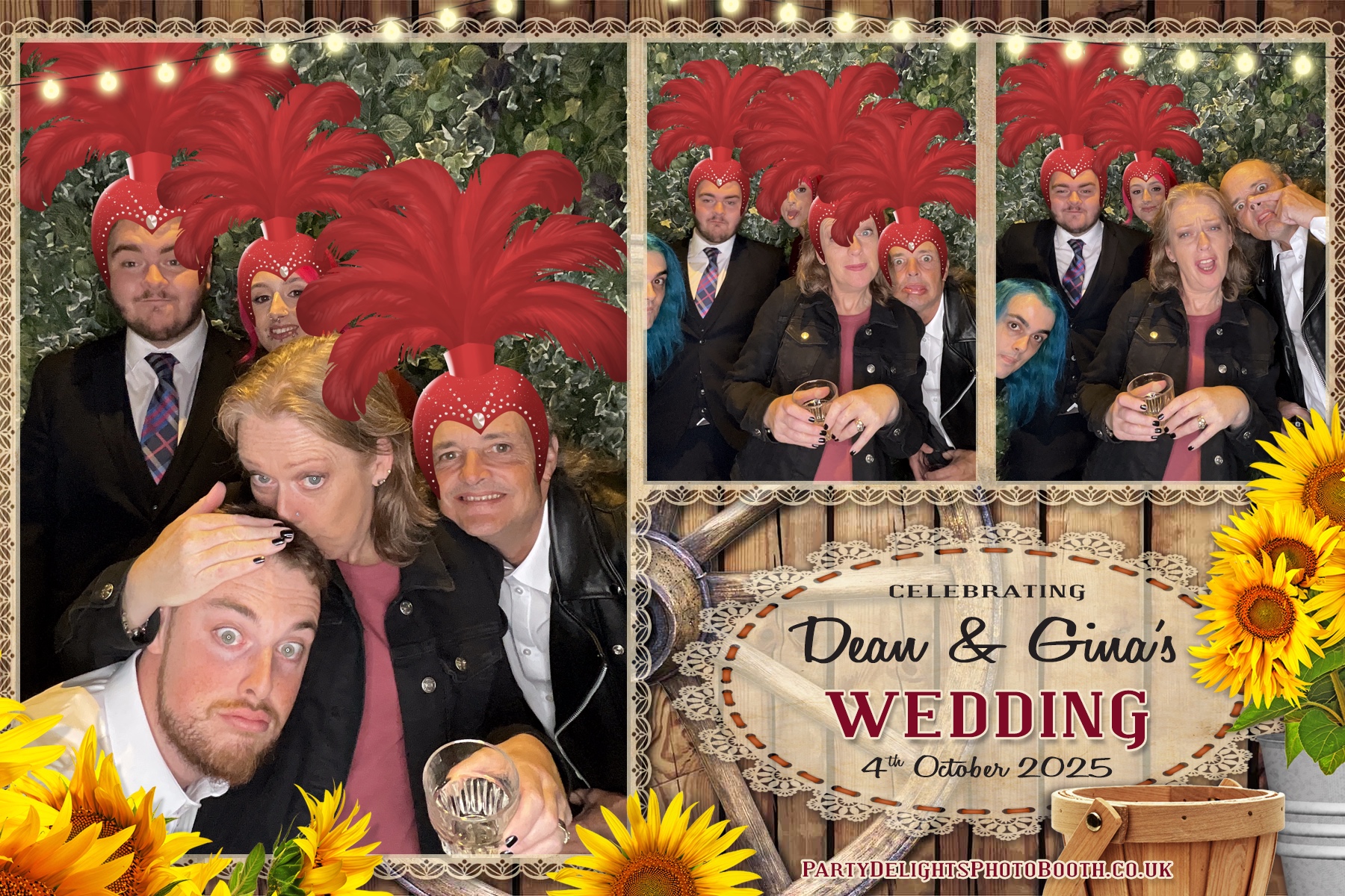 Gina and Dean's Wedding | View more photos from the event at gallery.partydelightsphotobooth.co.uk/u/PartyDelightsPhotoBooth/Gina-and-Deans-Wedding