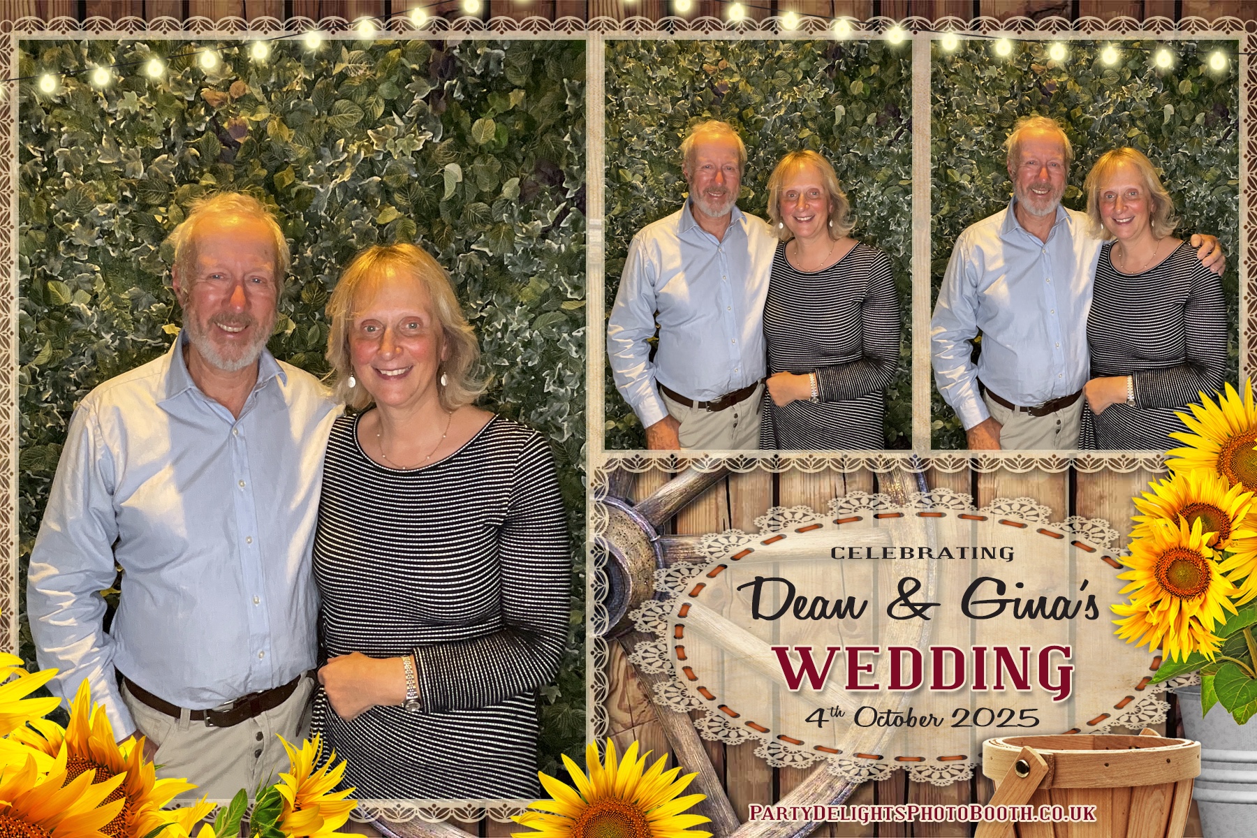 Gina and Dean's Wedding | View more photos from the event at gallery.partydelightsphotobooth.co.uk/u/PartyDelightsPhotoBooth/Gina-and-Deans-Wedding